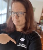 Voter taking a selfie with their