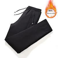 Men's Classic Style Casual Chinos Sweatpants Pocket Elastic Drawstring Design Warm Full Length Pants Daily Streetwear Inelastic Plain Solid Colored Warm Soft Mid Waist Black Gray M L XL XXL 3XL miniinthebox