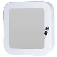 Rook roestvrij draai HEMA Medicijnbox 32x20x19.5 Wit (White)