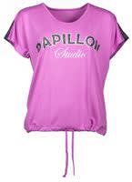Papillon sportshirt Studio dames viscose/elastaan roze mt 3XL