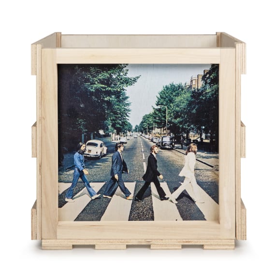STACKABLE RECORD STORAGE CRATE