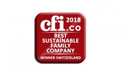 FIRMENICH AWARDED BEST SUSTAINABLE FAMILY COMPANY SWITZERLAND 2018 BY CFI.CO