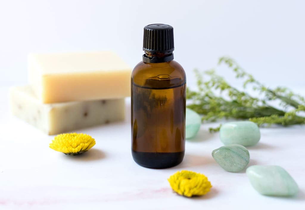 Bottle and soap