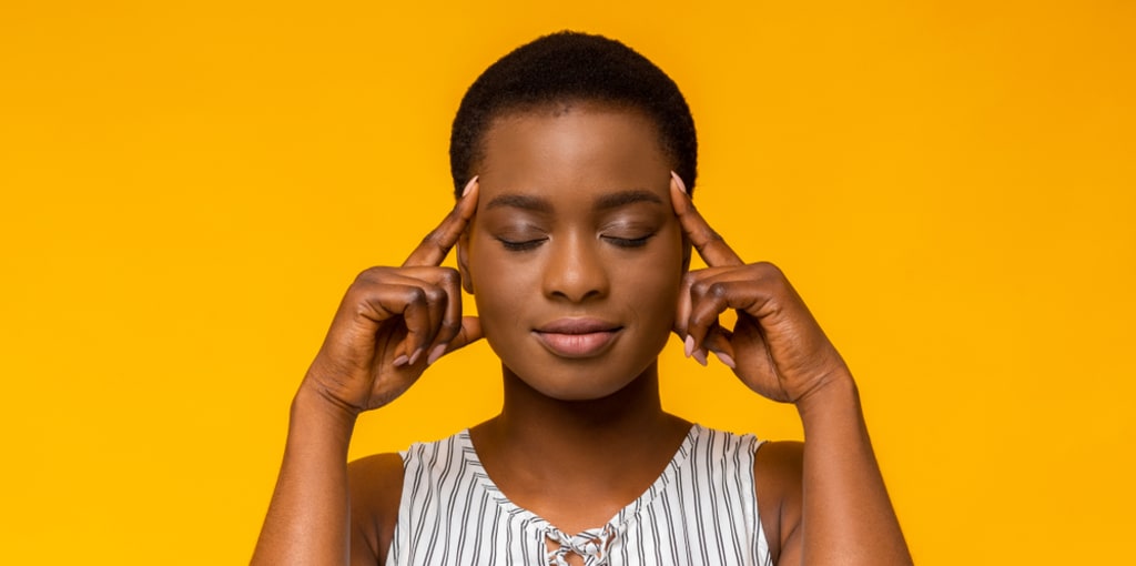 Focus woman