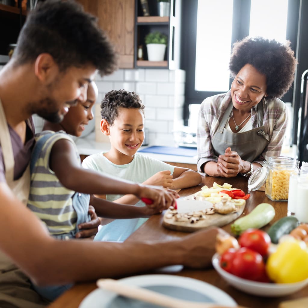 Family Eating Healthy
