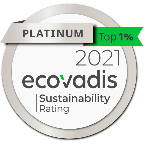 EcoVadis Platinum Sustainability Rating