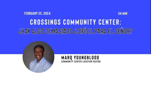 ¿Hay algo demasiado difícil para el Señor?