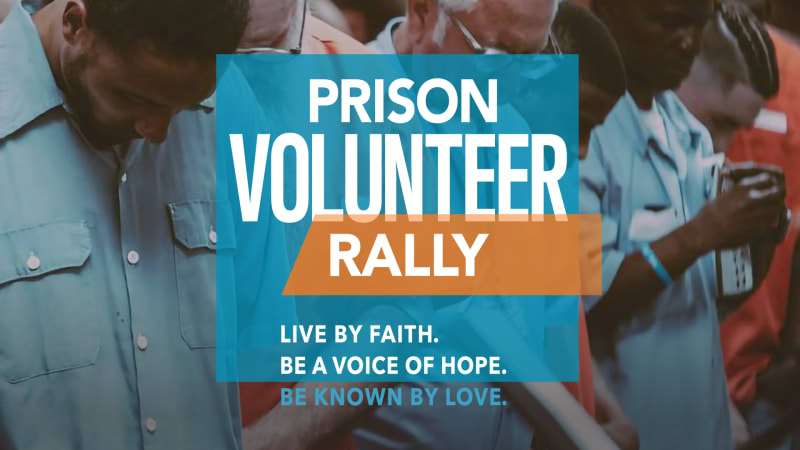 Prison Volunteer Rally