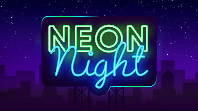 Kids and Students Neon Night