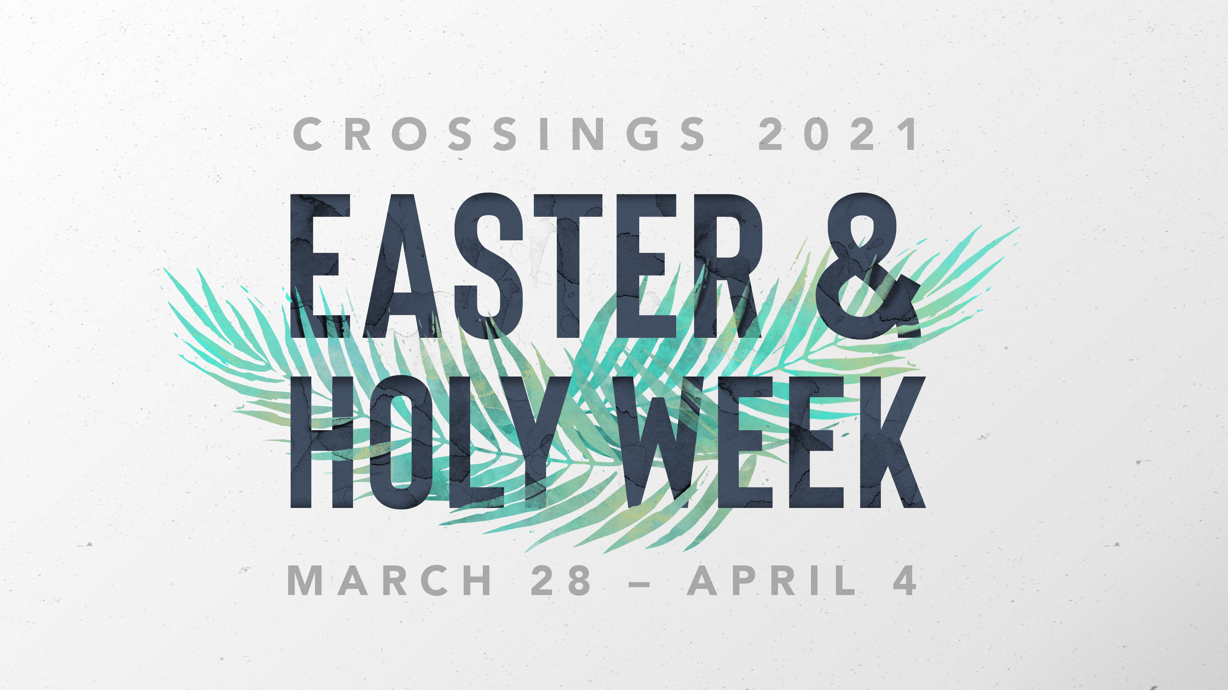 Holy Week 2021