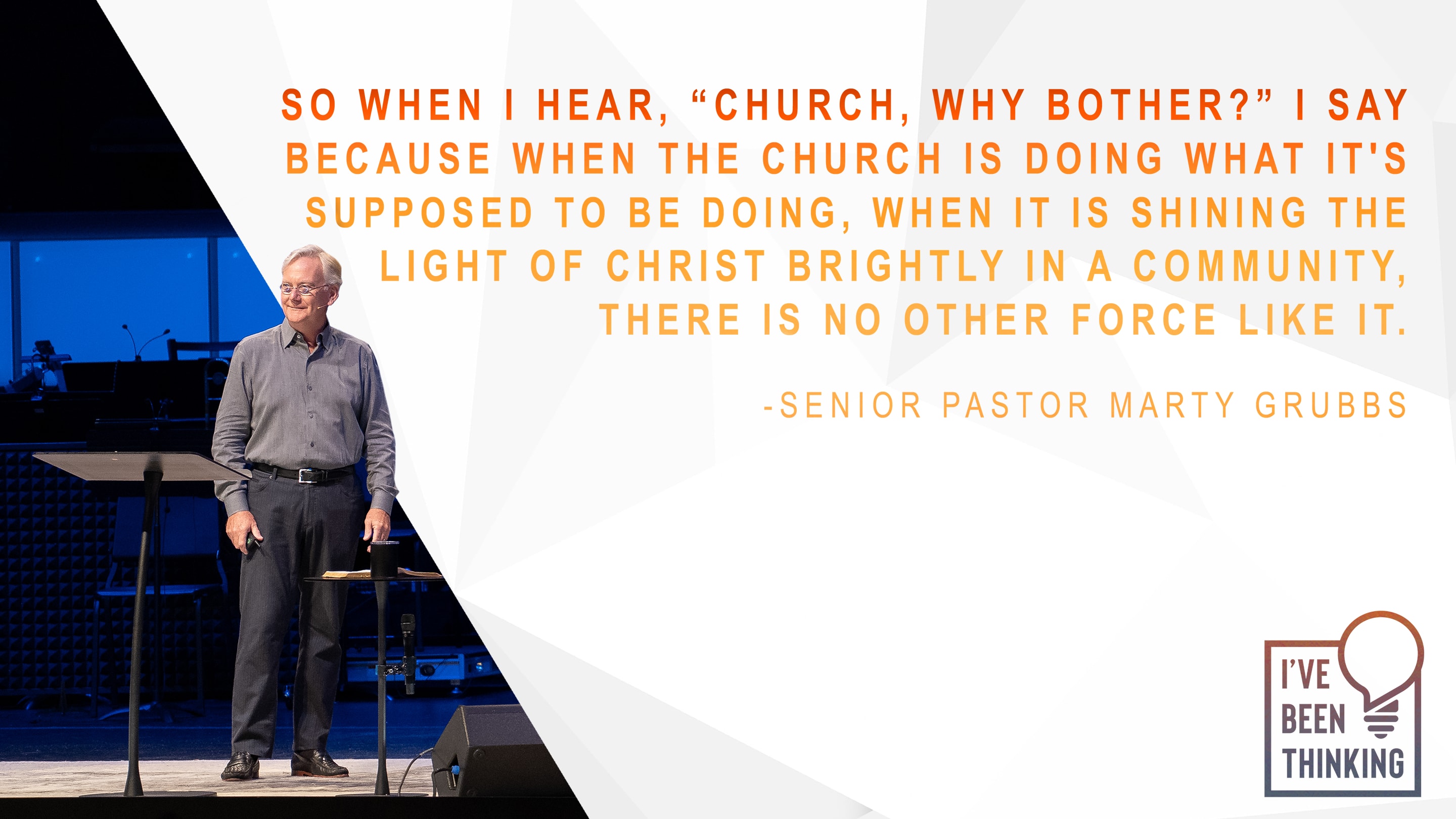 Church: Why Bother?