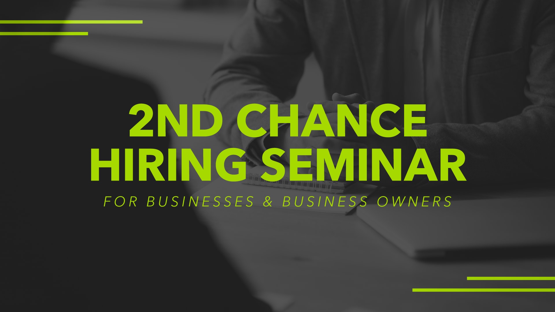 2nd Chance Hiring Seminar Crossings Community Church Crossings