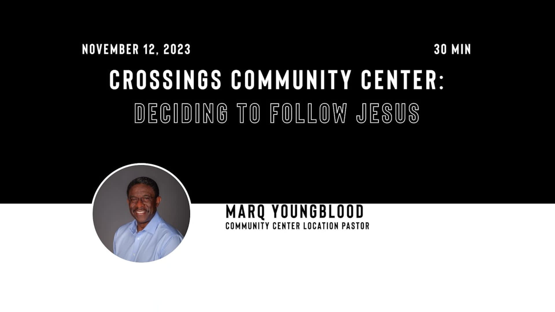 Deciding to Follow Jesus