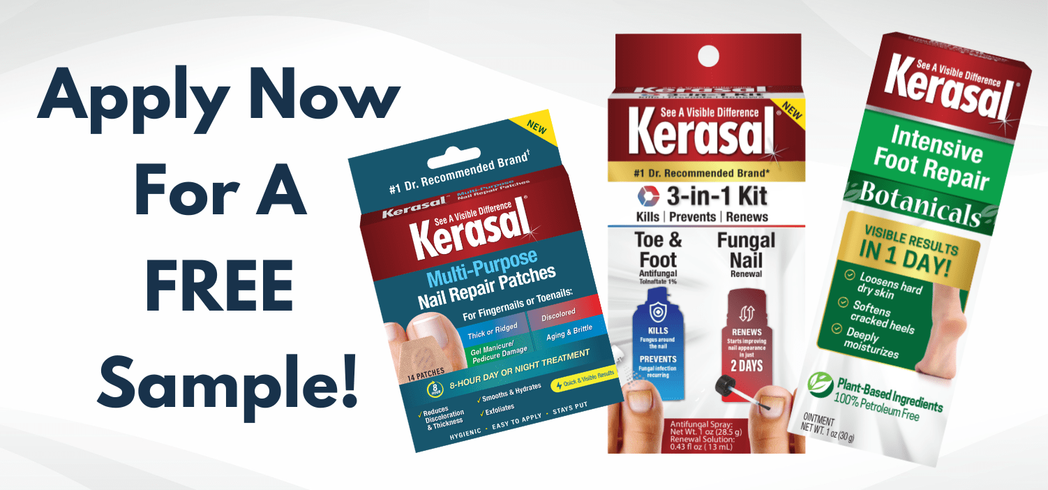 Apply For FREE Samples Of Our NEW Nail And Foot Care Products!