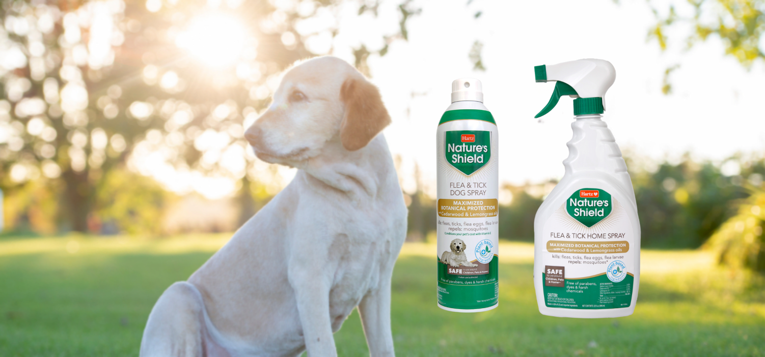 Apply to Sample and Review Hartz Nature's Shield Flea & Tick Sprays!