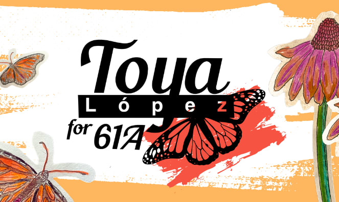 Toya López for 61A