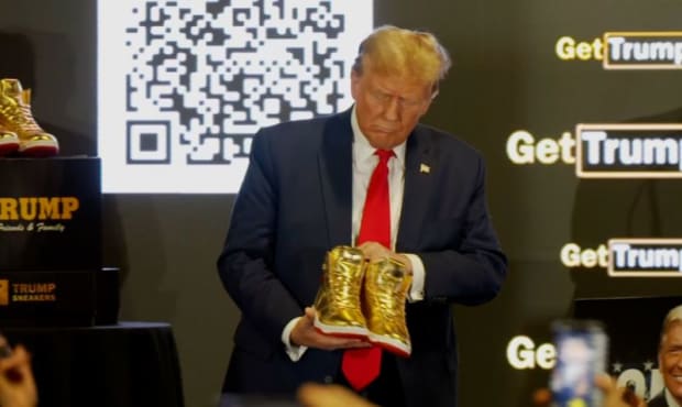 News Trump unveils sneaker line. See what they look like | Crowdpac