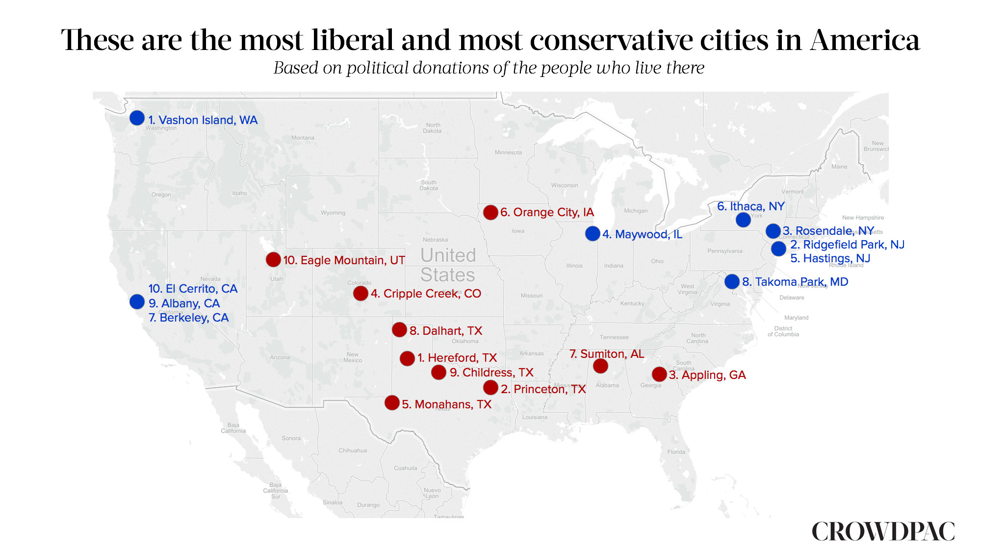 The Most Liberal and Conservative United States Cities ATTN