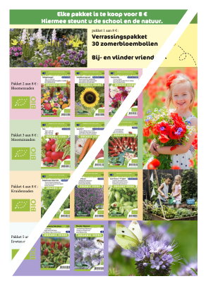 Uitgebreid bloembollen bio-zaden pakket