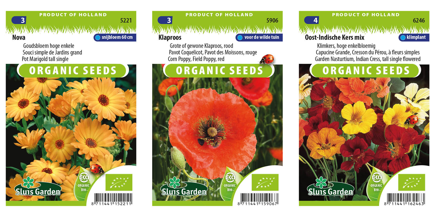 Bloemzaden Bio extra (art nr 7)