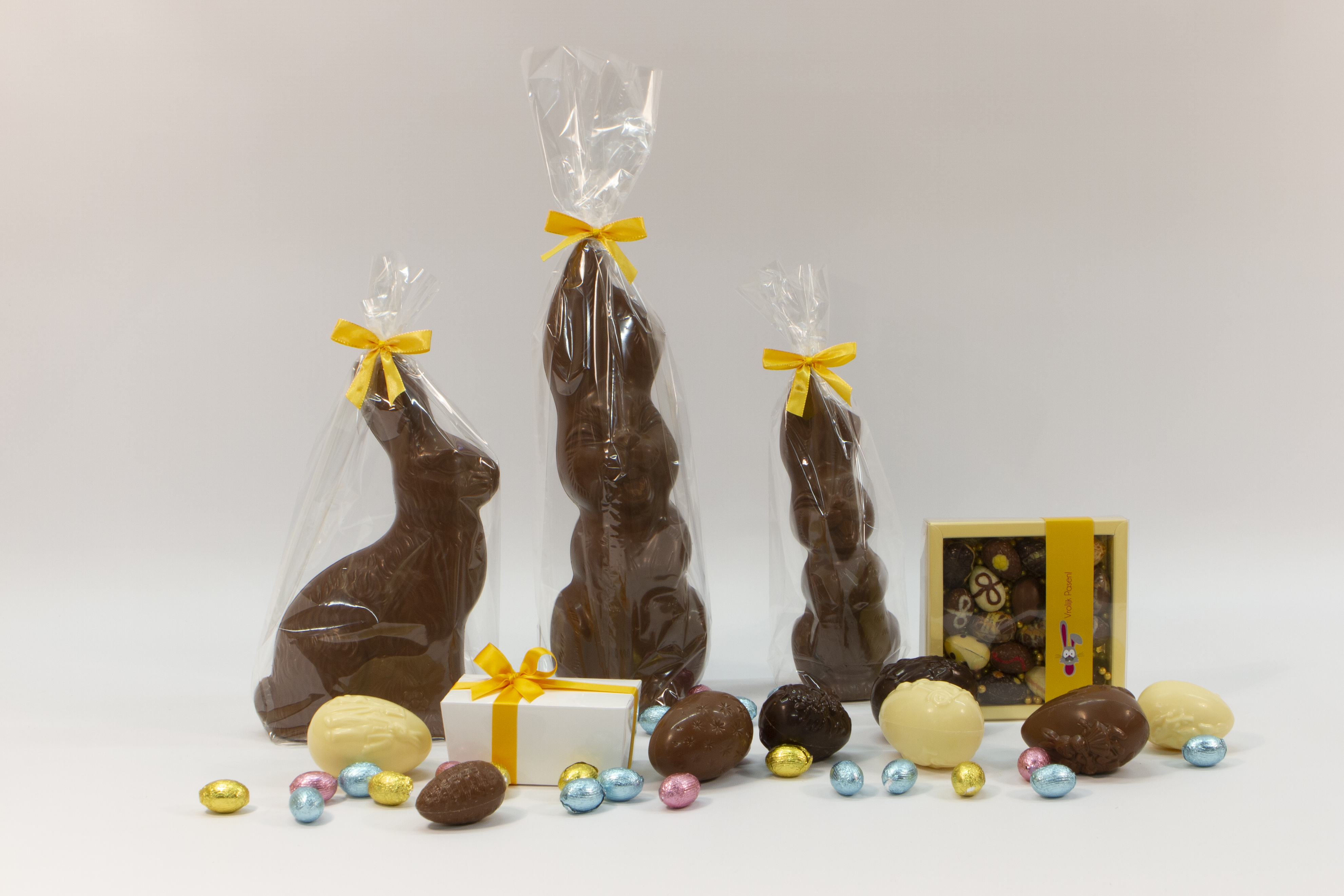 Paaseieren en Hazen van de fijnste Belgische chocolade 2026