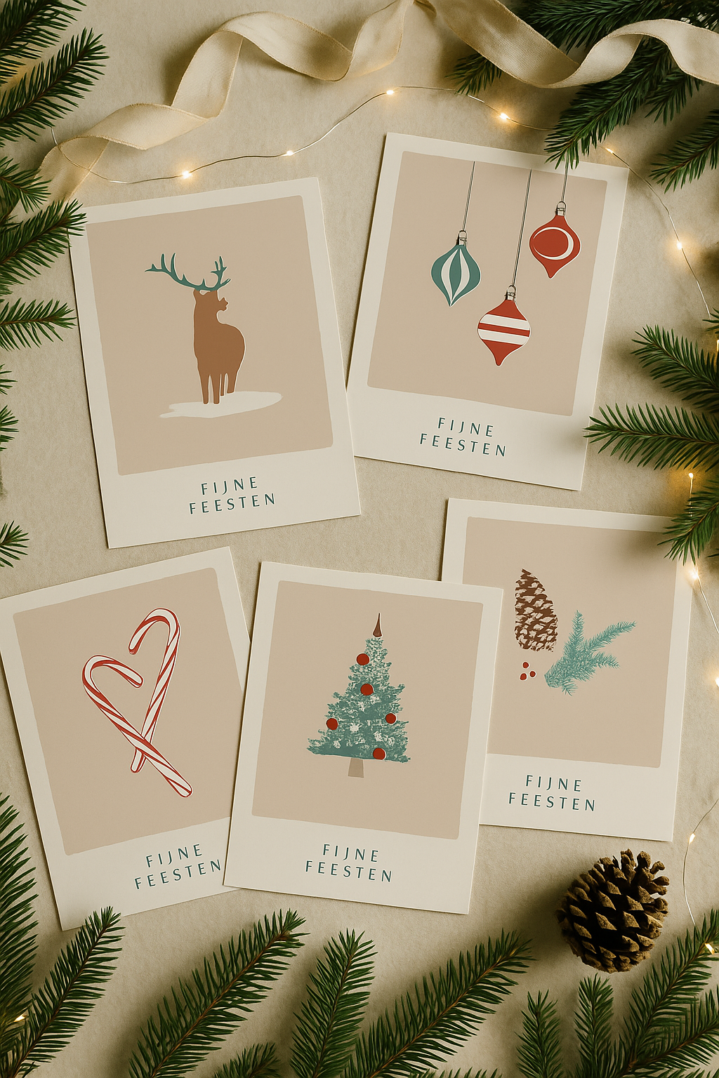 Pakket kerstkaarten
