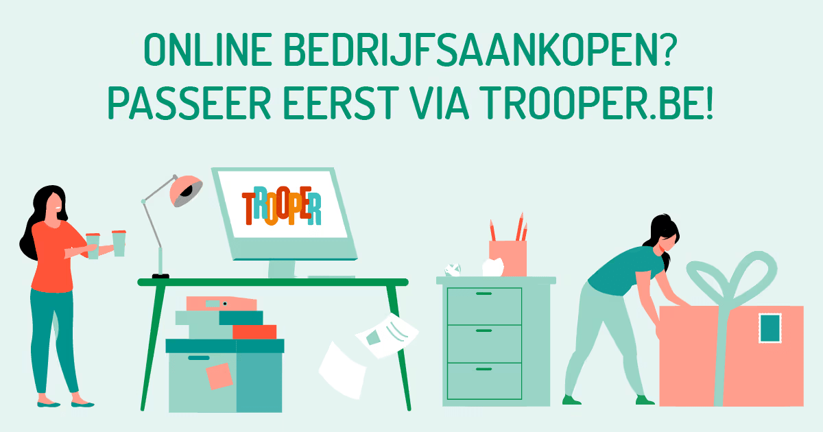 Bij deze Trooperwebshops brengen je bedrijfsaankopen veel commissie op voor je vereniging