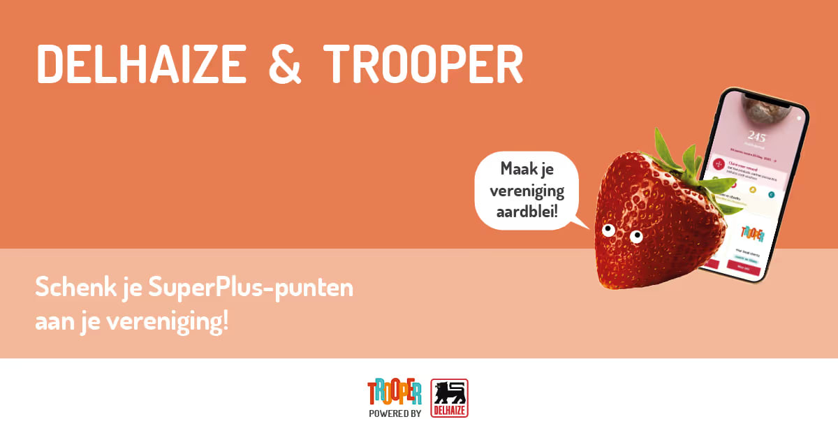 Bij Delhaize winkelen doet de kassa van je vereniging rinkelen!