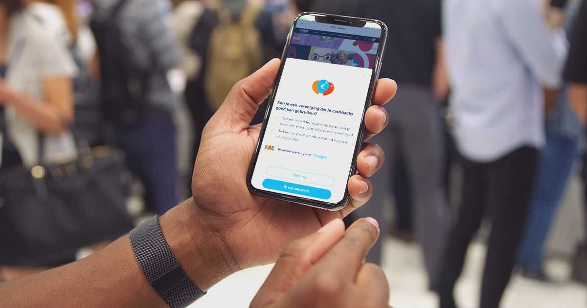 Steun je favoriete vereniging of goed doel online én offline via KBC Mobile!