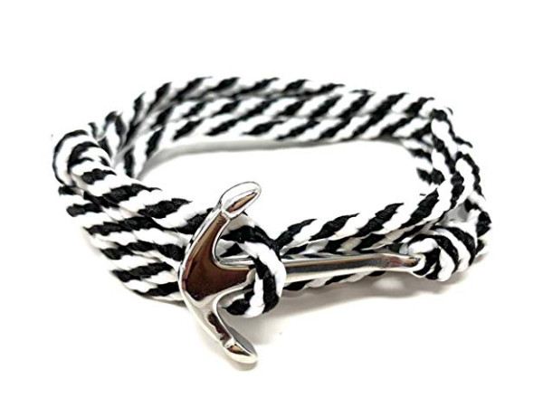 Anchor Bracelet - Paracord White