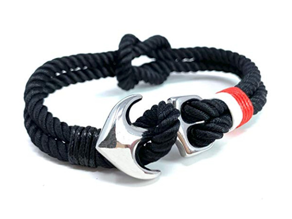 Anchor Bracelet - Black