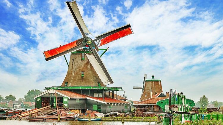 Molinos de viento y Edam