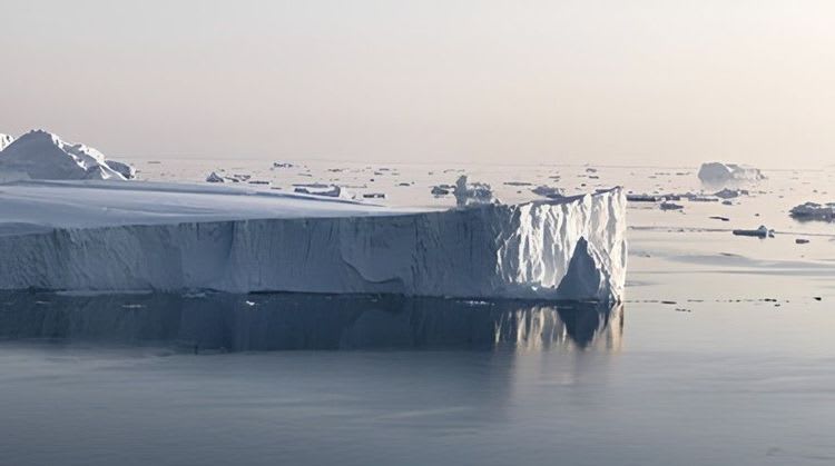 Kangia Fjord by Aircraft