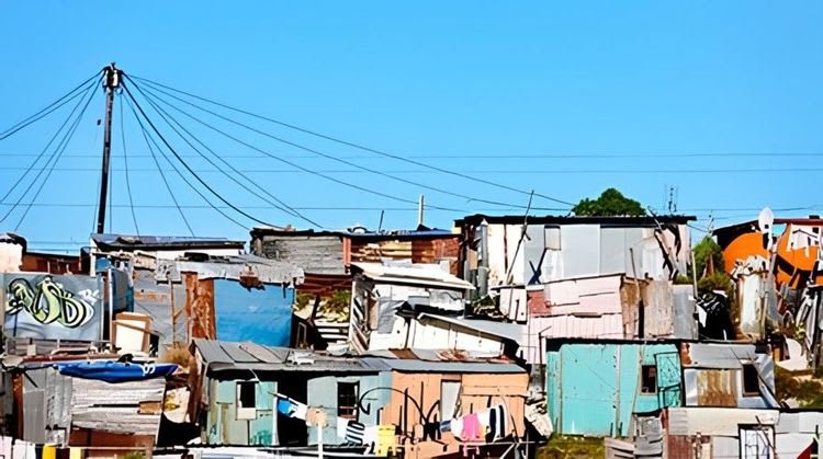 Khayelitsha Township Ending At The Airport