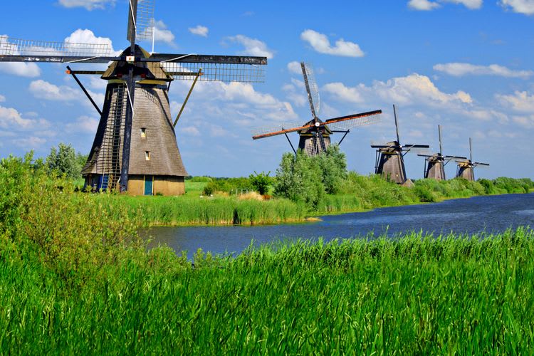 Kinderdijk Windmills by E-bicycle