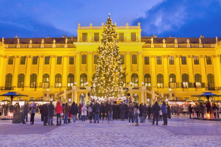 Festive Schonbrunn Palace