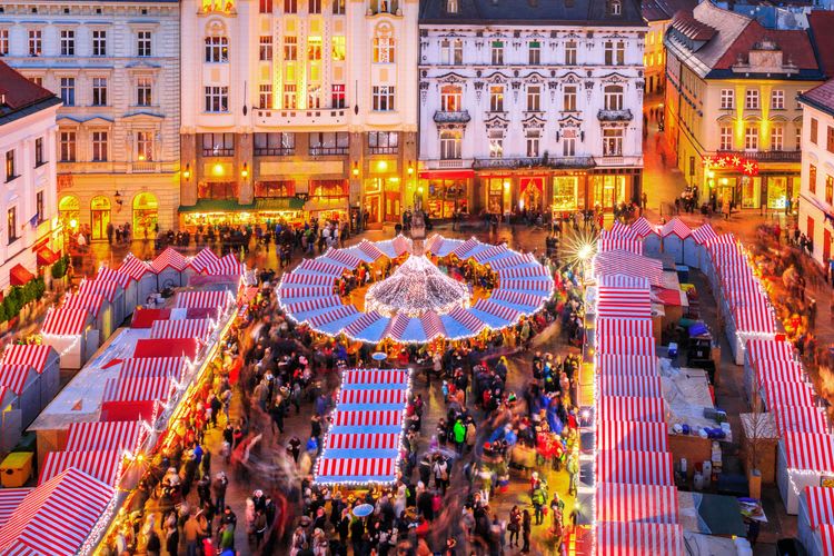 Picturesque Bratislava at Christmas