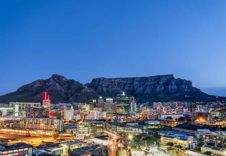 Panoramic Cape Town By Night
