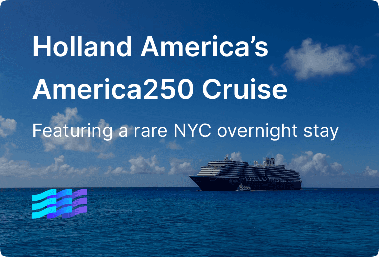 Holland America’s 250th anniversary cruise features NYC stay