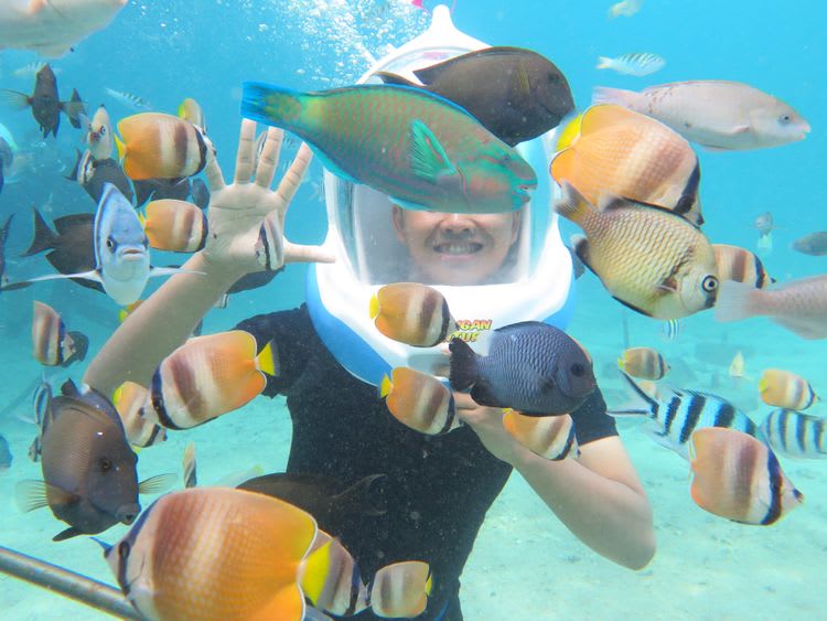 Casco de buceo Bora Bora Aqua Safari