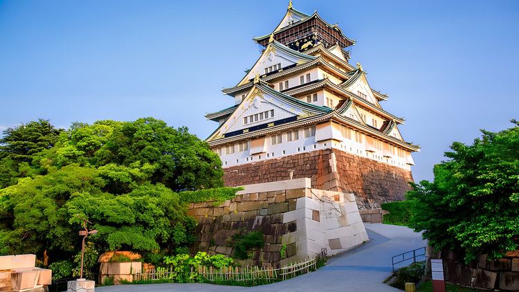 Osaka Castle and Dotonbori District
