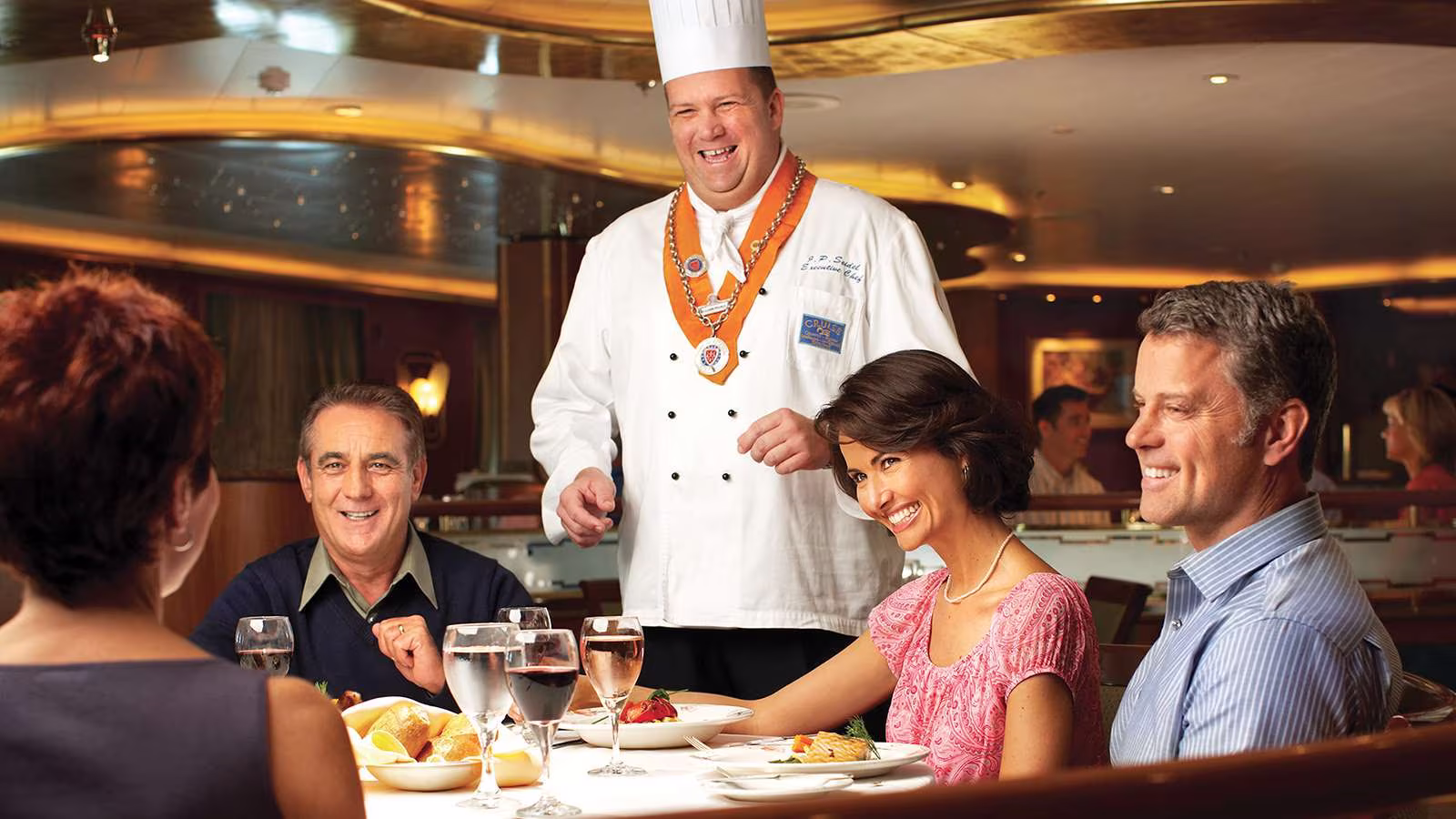 Chef's Table on Princess Cruises Sun Princess cruise ship