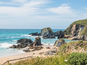 Ferrol, Spanien &ndash; felsige Atlantikk&uuml;ste mit kleinen Sandbuchten