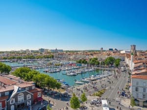 La Rochelle, Frankreich &ndash; Panorama des alten Hafens mit Segelbooten