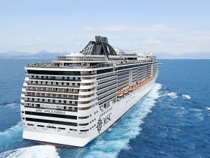MSC Splendida: Au&szlig;enansicht