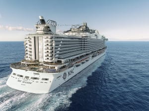 MSC Seaside: Au&szlig;enansicht