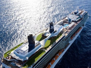 Celebrity Solstice: Au&szlig;enansicht von oben