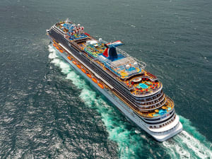 Carnival Horizon: Schiff von oben