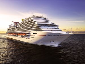 Carnival Horizon: Schiff von vorne