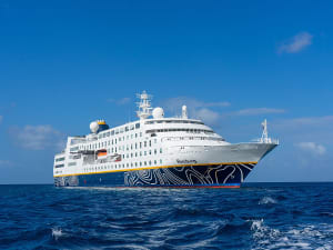 MS Hamburg: Seitliche Ansicht